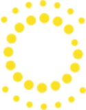 Glyph depicting a series of yellow dots aligned in the pattern of a ring.