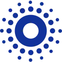 The "O" Resolve icon in "Recovery Dark Blue".